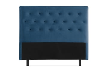 Sänggavel Rebeca 140 cm Button - Blå - Möbler - Säng - Sängtillbehör & sänggavel - Sänggavel