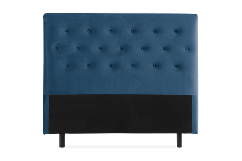 Sänggavel Rebeca 140 cm Button - Blå - Möbler - Säng - Sängtillbehör & sänggavel - Sänggavel