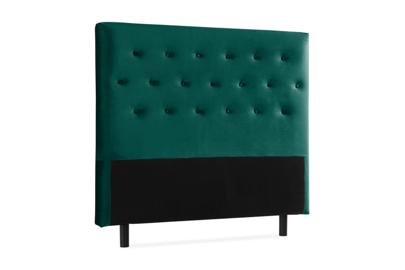 Sänggavel Rebeca 140 cm Button - Grön - Möbler - Säng - Sängtillbehör & sänggavel - Sänggavel