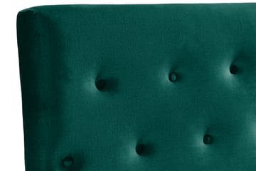 Sänggavel Rebeca 140 cm Button - Grön - Möbler - Säng - Sängtillbehör & sänggavel - Sänggavel