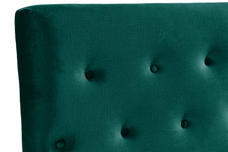Sänggavel Rebeca 140 cm Button - Grön - Möbler - Säng - Sängtillbehör & sänggavel - Sänggavel