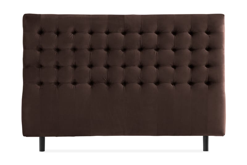 Sänggavel Rebeca 160 cm Square - Brun - Möbler - Säng - Sängtillbehör & sänggavel - Sänggavel