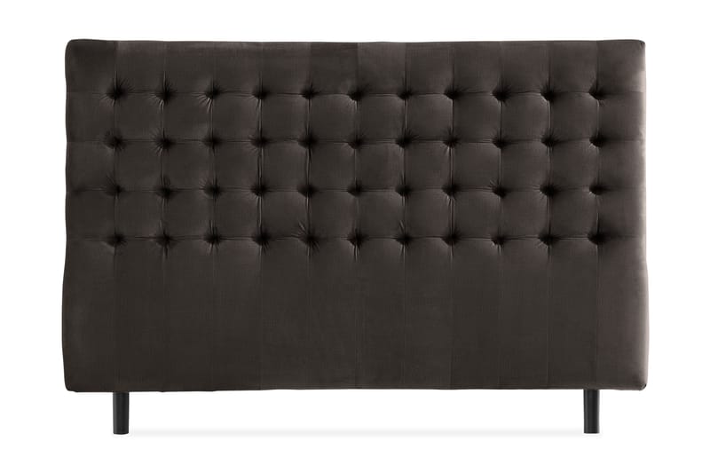 Sänggavel Rebeca 160 cm Square - Mörkgrå - Möbler - Säng - Sängtillbehör & sänggavel - Sänggavel