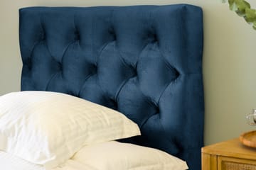 Sänggavel Rebeca 90 cm Djuphäftad - Blå - Möbler - Säng - Sängtillbehör & sänggavel - Sänggavel