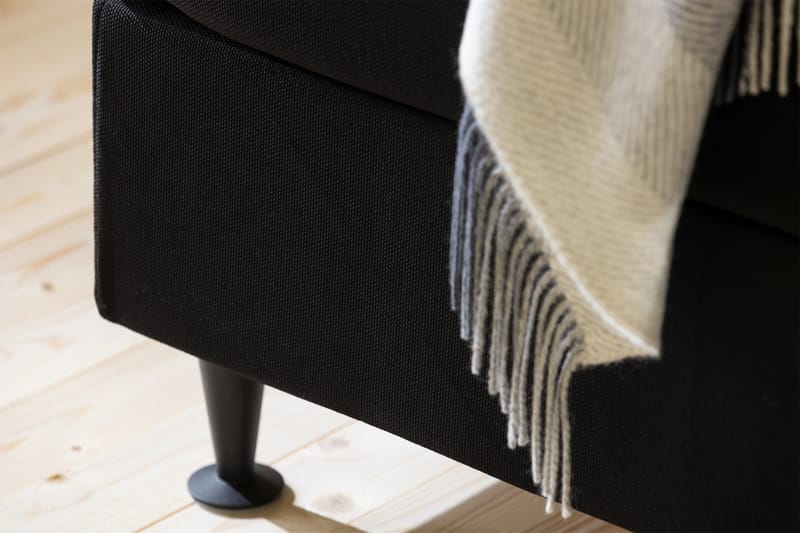 Sänggavel Rebeca Djuphäftad 120 cm - Svart - Möbler - Säng - Sängtillbehör & sänggavel - Sänggavel