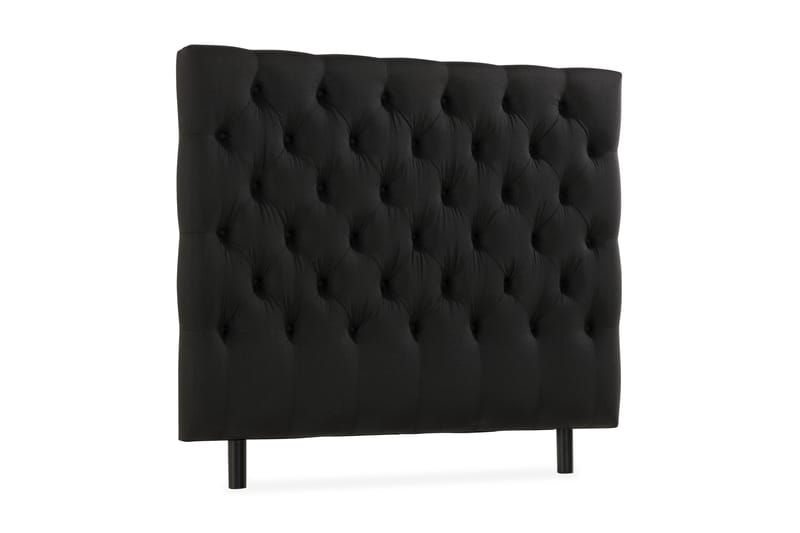 Sänggavel Rebeca Djuphäftad 140 cm - Svart - Möbler - Säng - Sängtillbehör & sänggavel - Sänggavel