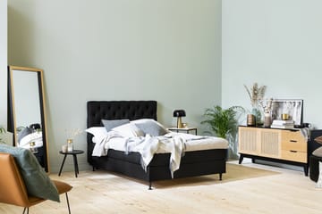 Sänggavel Rebeca Djuphäftad 140 cm - Svart - Möbler - Säng - Sängtillbehör & sänggavel - Sänggavel