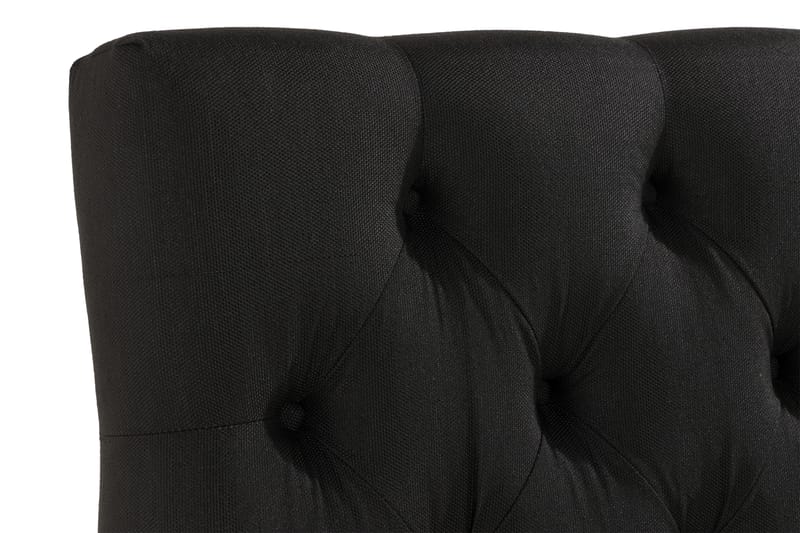 Sänggavel Rebeca Djuphäftad 140 cm - Svart - Möbler - Säng - Sängtillbehör & sänggavel - Sänggavel