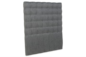 Sänggavel Romance Lyx 120 cm Hög Rutig - Mörkgrå - Möbler - Säng - Sängtillbehör & sänggavel - Sänggavel