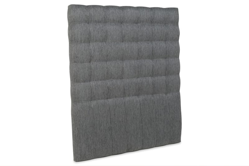 Sänggavel Romance Lyx 120 cm Hög Rutig - Mörkgrå - Möbler - Säng - Sängtillbehör & sänggavel - Sänggavel