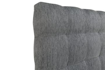 Sänggavel Romance Lyx 120 cm Hög Rutig - Mörkgrå - Möbler - Säng - Sängtillbehör & sänggavel - Sänggavel