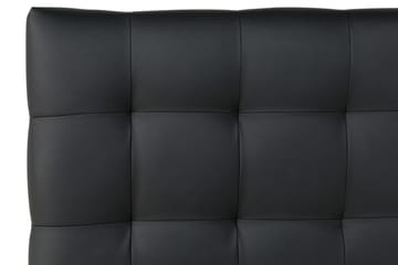 Sänggavel Romance Lyx 120 cm Rutig Konstläder - Svart - Möbler - Säng - Sängtillbehör & sänggavel - Sänggavel