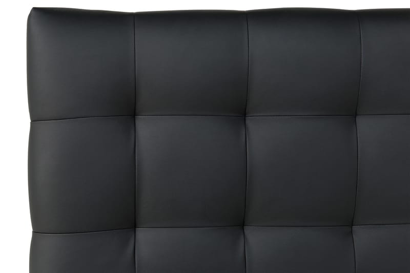 Sänggavel Romance Lyx 120 cm Rutig Konstläder - Svart - Möbler - Säng - Sängtillbehör & sänggavel - Sänggavel