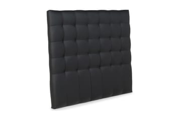 Sänggavel Romance Lyx 140 cm Rutig Konstläder - Svart - Möbler - Säng - Sängtillbehör & sänggavel - Sänggavel