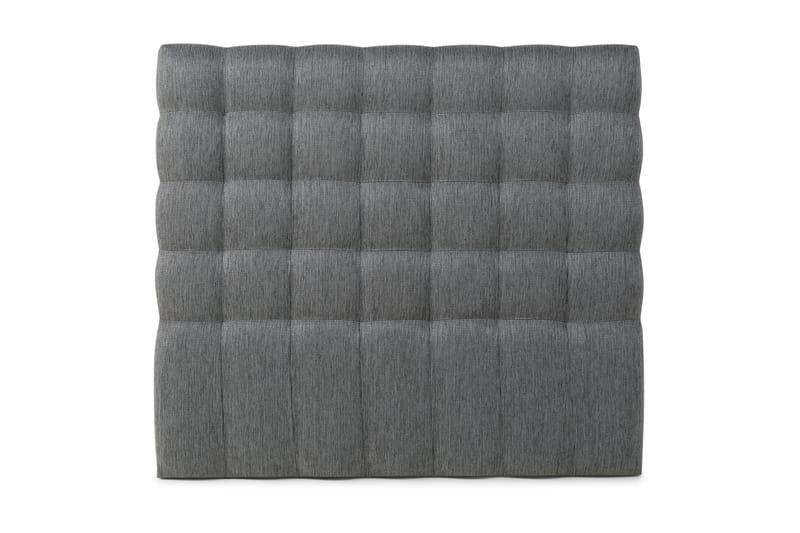 Sänggavel Romance Lyx 140 cm Rutig - Mörkgrå - Möbler - Säng - Sängtillbehör & sänggavel - Sänggavel