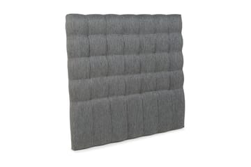 Sänggavel Romance Lyx 140 cm Rutig - Mörkgrå - Möbler - Säng - Sängtillbehör & sänggavel - Sänggavel