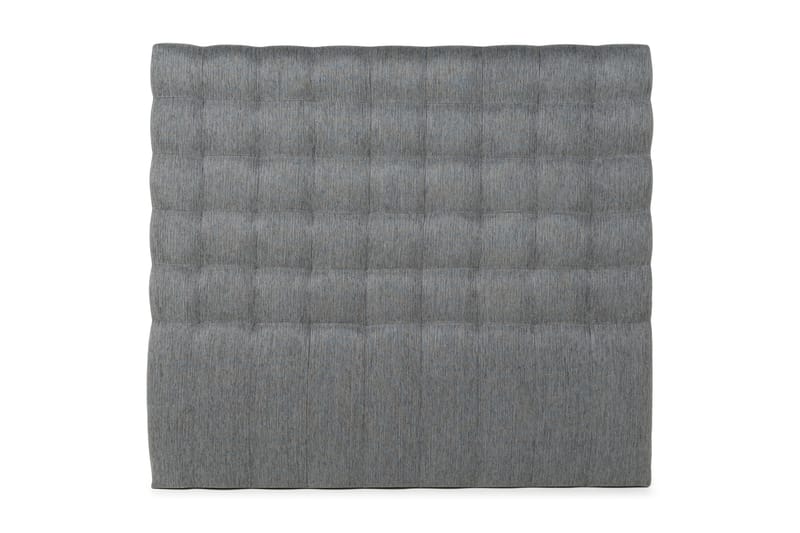 Sänggavel Romance Lyx 160 cm Hög Rutig - Ljusgrå - Möbler - Säng - Sängtillbehör & sänggavel - Sänggavel