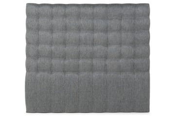 Sänggavel Romance Lyx 160 cm Hög Rutig - Ljusgrå - Möbler - Säng - Sängtillbehör & sänggavel - Sänggavel
