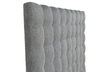Sänggavel Romance Lyx 160 cm Hög Rutig - Ljusgrå - Möbler - Säng - Sängtillbehör & sänggavel - Sänggavel