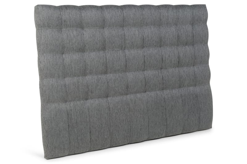 Sänggavel Romance Lyx 160 cm Rutig - Mörkgrå - Möbler - Säng - Sängtillbehör & sänggavel - Sänggavel