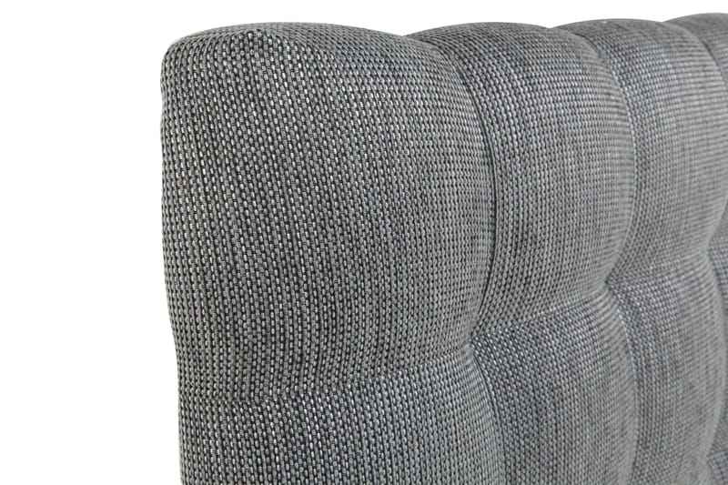 Sänggavel Romance Lyx 160 cm Rutig - Mörkgrå - Möbler - Säng - Sängtillbehör & sänggavel - Sänggavel