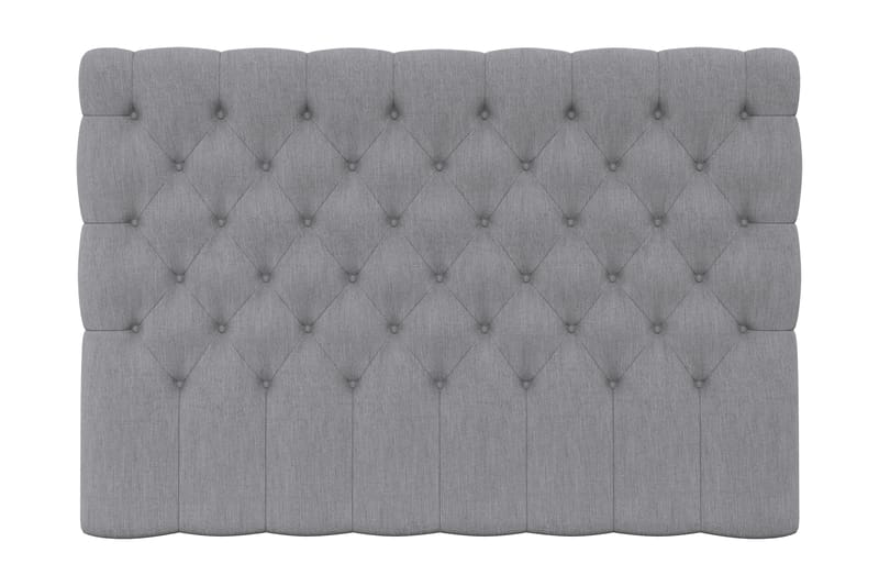 Sänggavel Romance Lyx 180 cm Djuphäftad - Ljusgrå - Möbler - Säng - Sängtillbehör & sänggavel - Sänggavel