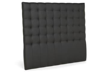 Sänggavel Romance Lyx 180 cm Hög Rutig Konstläder - Svart - Möbler - Säng - Sängtillbehör & sänggavel - Sänggavel