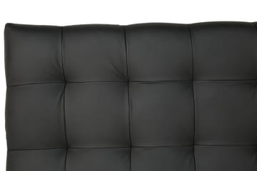 Sänggavel Romance Lyx 180 cm Hög Rutig Konstläder - Svart - Möbler - Säng - Sängtillbehör & sänggavel - Sänggavel