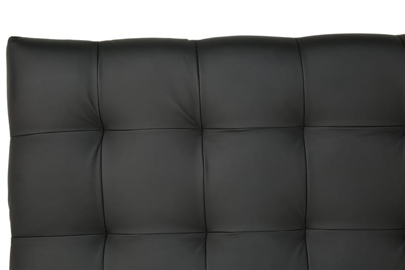 Sänggavel Romance Lyx 180 cm Hög Rutig Konstläder - Svart - Möbler - Säng - Sängtillbehör & sänggavel - Sänggavel