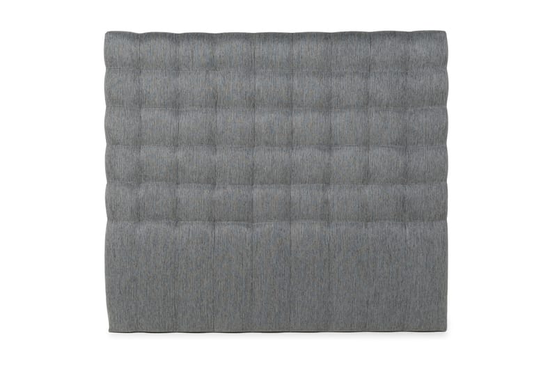 Sänggavel Romance Lyx 180 cm Hög Rutig - Ljusgrå - Möbler - Säng - Sängtillbehör & sänggavel - Sänggavel