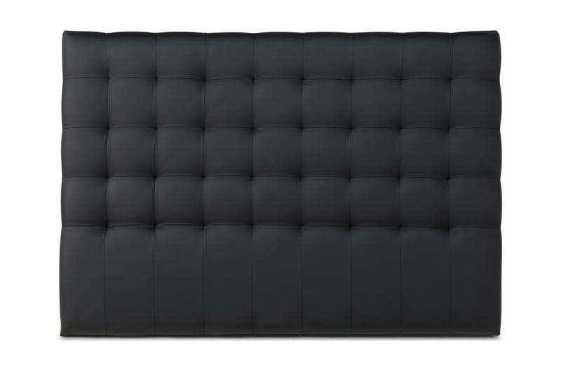 Sänggavel Romance Lyx 180 cm Rutig Konstläder - Svart - Möbler - Säng - Sängtillbehör & sänggavel - Sänggavel