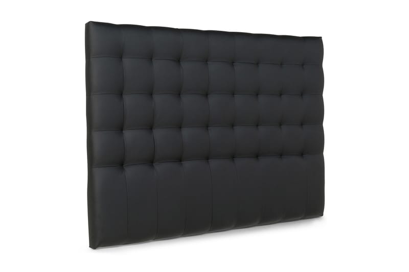 Sänggavel Romance Lyx 180 cm Rutig Konstläder - Svart - Möbler - Säng - Sängtillbehör & sänggavel - Sänggavel