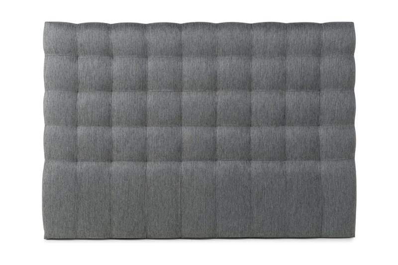Sänggavel Romance Lyx 180 cm Rutig - Mörkgrå - Möbler - Säng - Sängtillbehör & sänggavel - Sänggavel