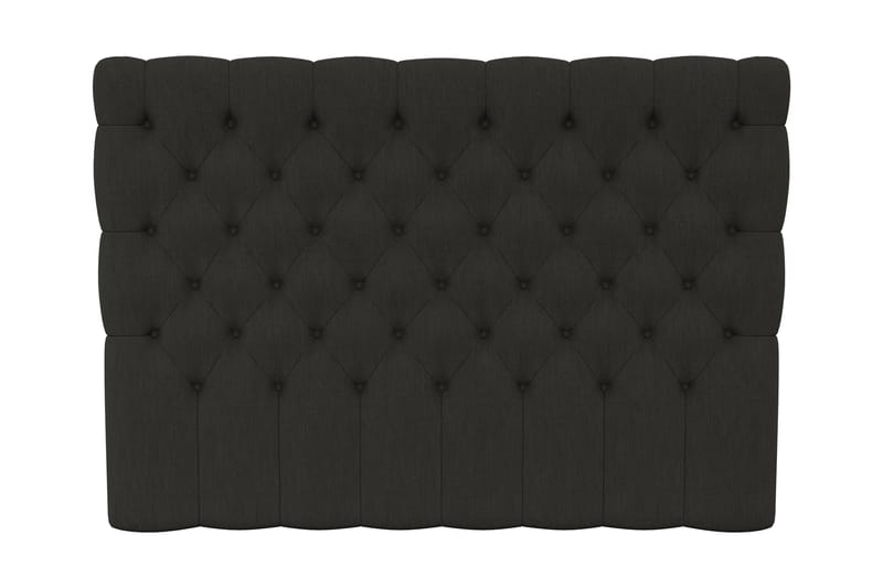 Sänggavel Romance Lyx 210 cm Djuphäftad - Svart - Möbler - Säng - Sängtillbehör & sänggavel - Sänggavel