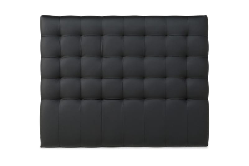 Sänggavel Romance Lyx Rutig 160 PU - Svart - Möbler - Säng - Sängtillbehör & sänggavel - Sänggavel