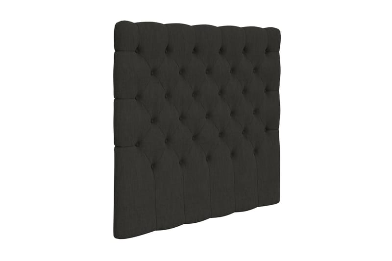 Sänggavel Romance Lyx/Roma Lyx 140 cm Djuphäftad - Svart - Möbler - Säng - Sängtillbehör & sänggavel - Sänggavel