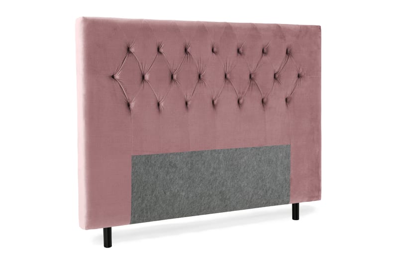 Sänggavel Torsö 160 cm Sammet - Rosa - Möbler - Säng - Sängtillbehör & sänggavel - Sänggavel