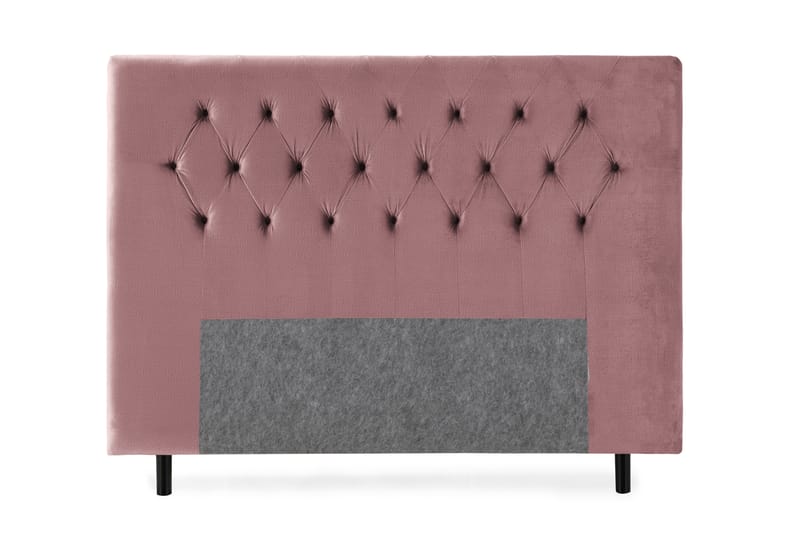 Sänggavel Torsö 160 cm Sammet - Rosa - Möbler - Säng - Sängtillbehör & sänggavel - Sänggavel
