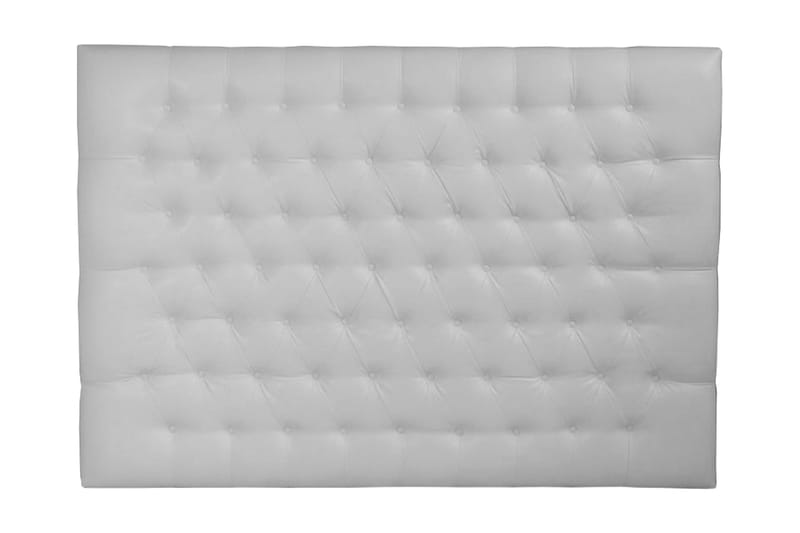Sänggavel Trevion 160 cm Läder - Vit - Möbler - Säng - Sängtillbehör & sänggavel - Sänggavel