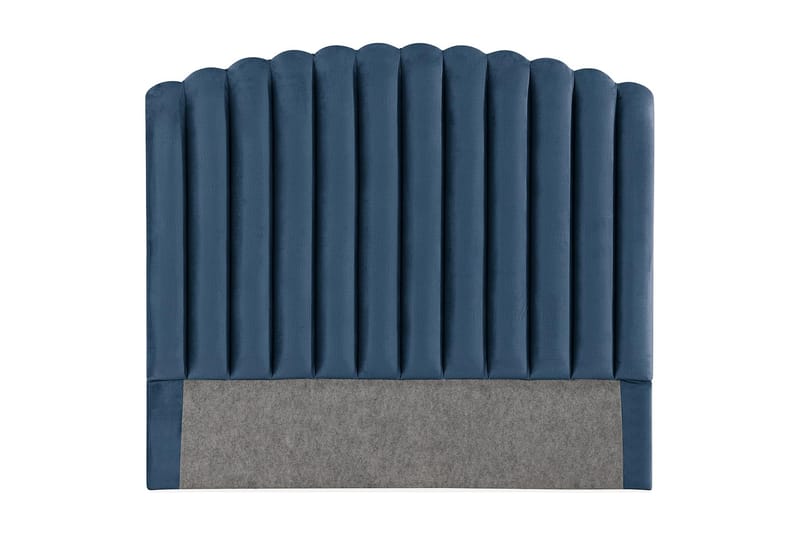 Sänggavel Zehner 120 cm - Mörkblå|Sammet - Möbler - Säng - Sängtillbehör & sänggavel - Sänggavel