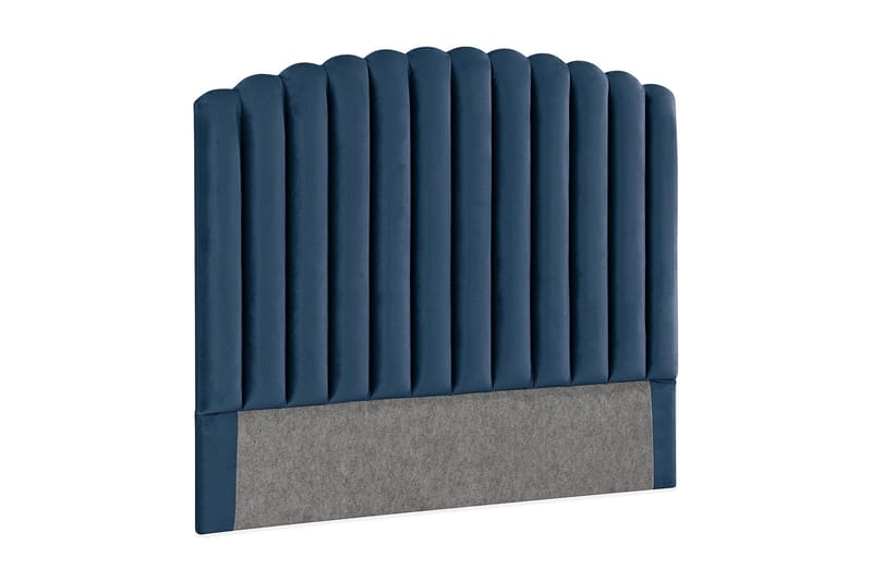 Sänggavel Zehner 120 cm - Mörkblå|Sammet - Möbler - Säng - Sängtillbehör & sänggavel - Sänggavel