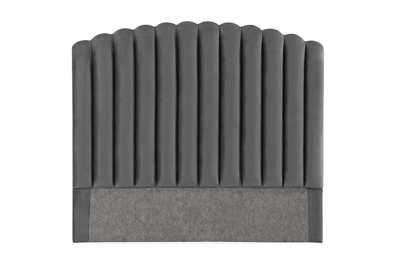 Sänggavel Zehner 120 cm - Mörkgrå|Sammet - Möbler - Säng - Sängtillbehör & sänggavel - Sänggavel
