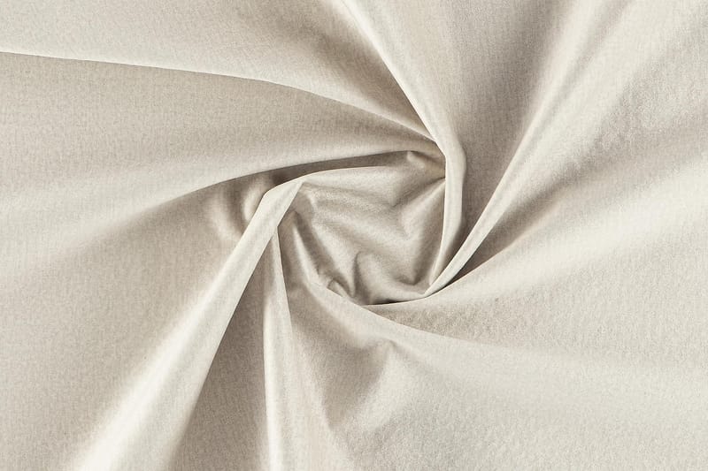 Sänggavel Zehner 140 cm - Beige|Sammet - Sänggavel