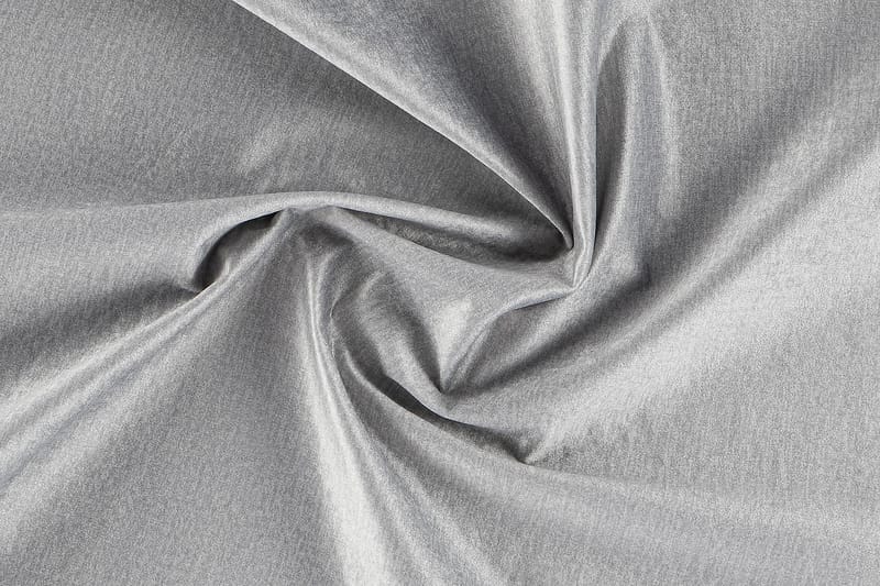 Sänggavel Zehner 140 cm - Ljusgrå|Sammet - Sänggavel