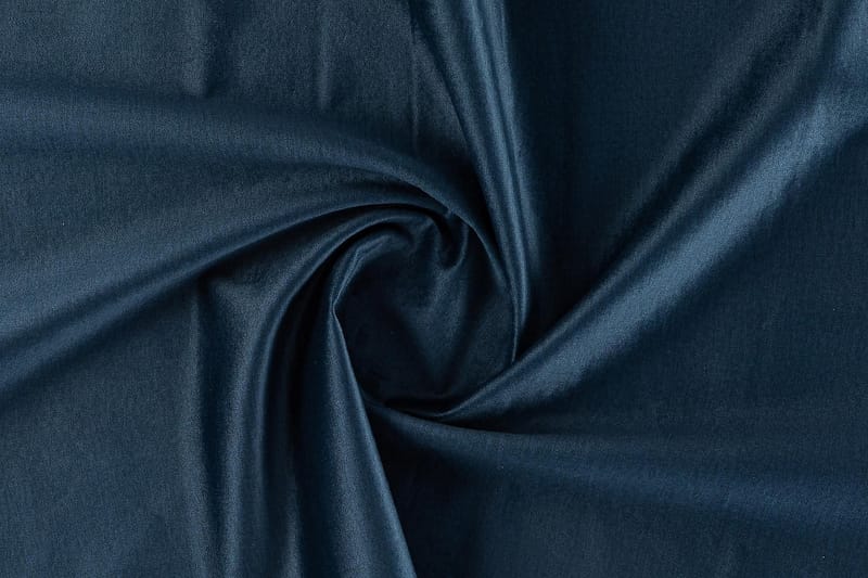 Sänggavel Zehner 140 cm - Mörkblå|Sammet - Sänggavel