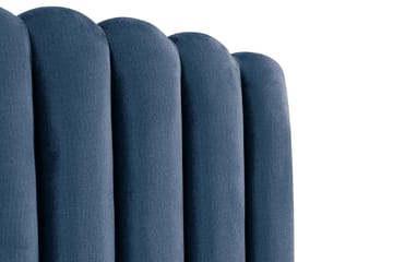 Sänggavel Zehner 140 cm - Mörkblå|Sammet - Möbler - Säng - Sängtillbehör & sänggavel - Sänggavel