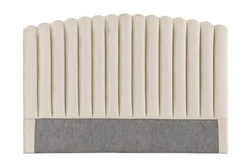 Sänggavel Zehner 160 cm - Beige|Sammet - Möbler - Säng - Sängtillbehör & sänggavel - Sänggavel