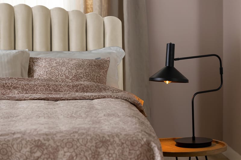 Sänggavel Zehner 160 cm - Beige|Sammet - Sänggavel