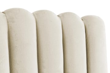 Sänggavel Zehner 180 cm - Beige|Sammet - Möbler - Säng - Sängtillbehör & sänggavel - Sänggavel