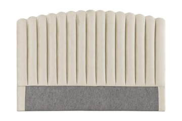 Sänggavel Zehner 180 cm - Beige|Sammet - Möbler - Säng - Sängtillbehör & sänggavel - Sänggavel
